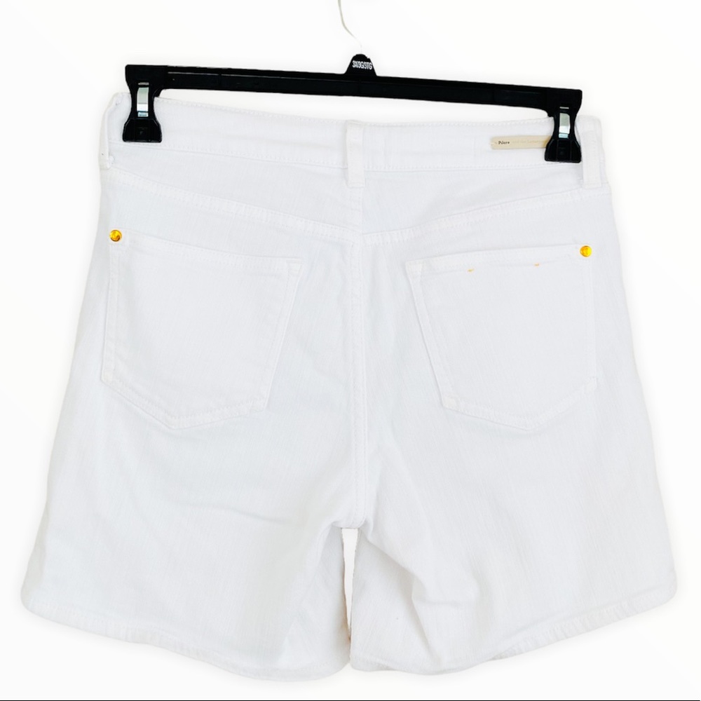 Anthropologie Pilcro & The Letterpress White Denim Shorts Size 28 - Picture 3 of 7